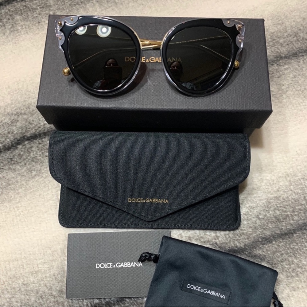 Dolce & Gabbana Cat Eye DG4340 Sunglasses - Picture 5 of 11